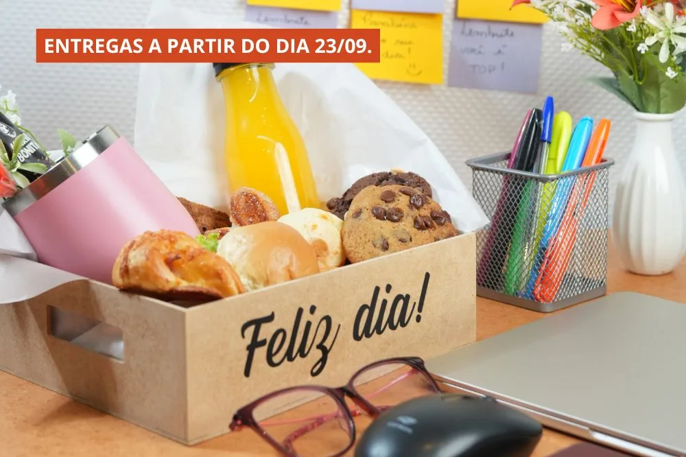 Cesta Feliz dia da Secretária